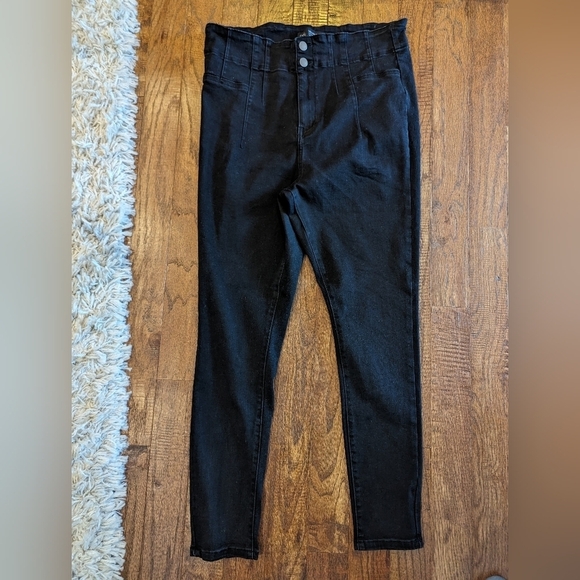 City chic Asha ankle grazer jeans, Black Size 18 - Picture 8 of 15